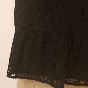 J. Crew Tops - J. Crew Black Lace Peplum Top 4 New J. Crew Tops - J. Crew Black Lace Peplum Top 4 New
